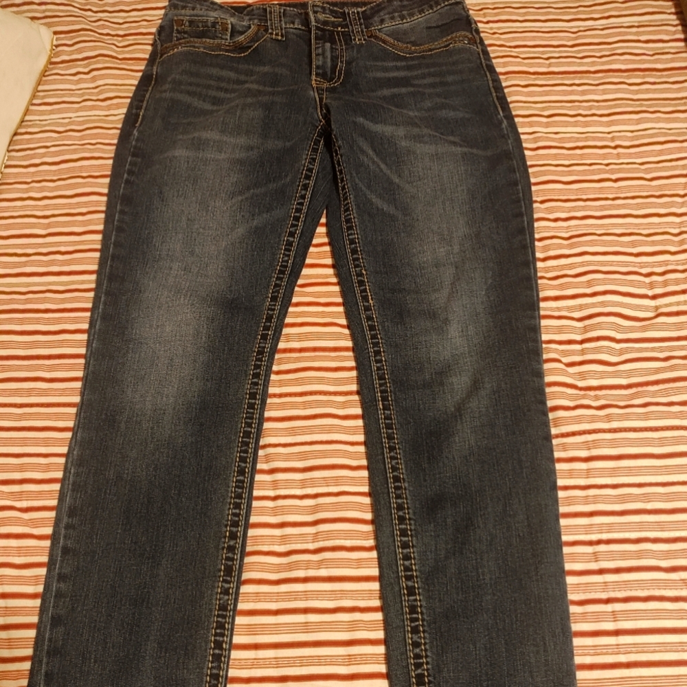 Shyanne Blue Straight Leg Jeans Classic Denim Style